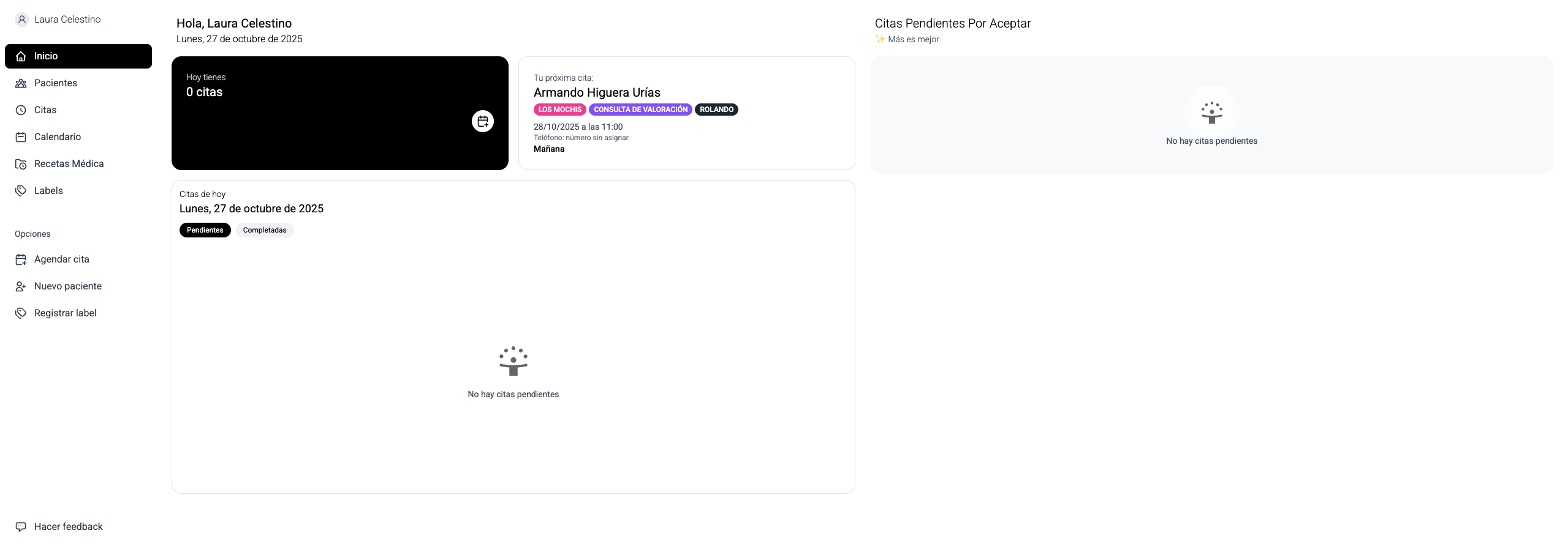 Sistema de citas médicas VitalR