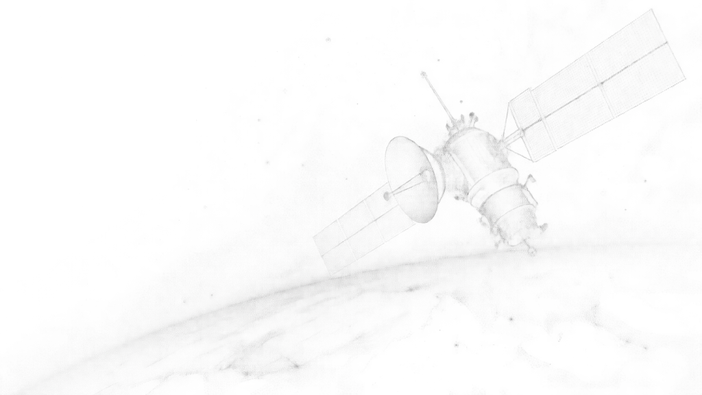 Satélite en órbita